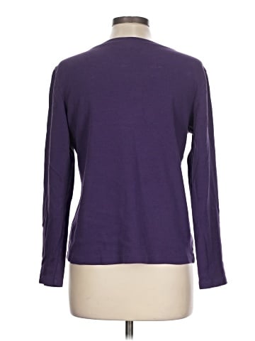 Karen Scott Long Sleeve Henley (view 2)