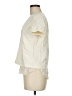 Theory Ivory Short Sleeve Blouse Size M - photo 5