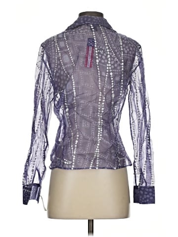 Lafayette 148 New York Long Sleeve Silk Top (view 2)