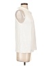 CAbi 100% Rayon Ivory Sleeveless Blouse Size S - photo 4