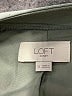 Ann Taylor LOFT Outlet 100% Polyester Solid Green Track Jacket Size XL - photo 6
