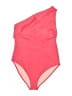 Boden Solid Pink One Piece Swimsuit Size 16 - photo 1