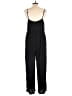 Blue Rain 100% Rayon Solid Black Jumpsuit Size XL - photo 2