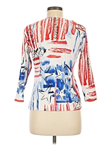 Chico's 3/4 Sleeve T-Shirt (view 2)