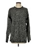 Lou & Grey Tweed Black Pullover Sweater Size S - photo 1