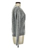 J.Crew Chevron-herringbone Gray Pullover Sweater Size M - photo 4