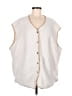 Free People 100% Polyester Ivory Vest Size M - photo 1