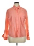 Basic Editions 100% Cotton Orange Long Sleeve Button-Down Shirt Size XL - photo 1