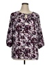 White Stag Purple 3/4 Sleeve Blouse Size XL - photo 1