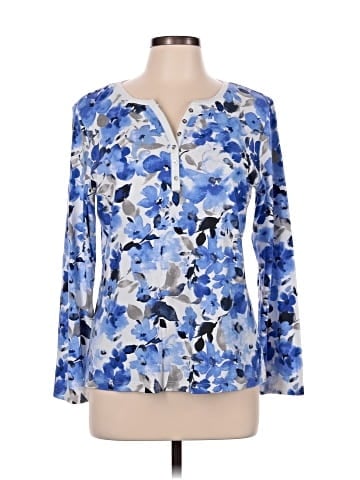 Karen Scott Long Sleeve Blouse (view 1)