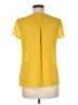 Maeve 100% Polyester Yellow Short Sleeve Blouse Size 6 - photo 2