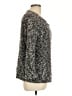 Eileen Fisher Tweed Gray Wool Pullover Sweater Size L - photo 4