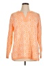 Lands' End 100% Baumwolle Orange Pullover Sweater Size 1X - photo 1