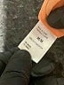 Theory 100% Cotton Color Block Orange Long Sleeve Blouse Size M - photo 8