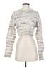 Dna Couture Metallic Silver Pullover Sweater Size S - photo 1