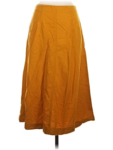 Madewell Patio Button-Front Midi Skirt (view 2)