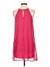 Soprano 100% Polyester Solid Pink Casual Dress Size S - photo 2