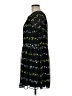 Ann Taylor Print Black Cocktail Dress Size M - photo 5