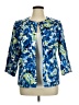 DressBarn Print Blue Blazer Size 14 - photo 1