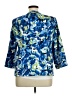 DressBarn Print Blue Blazer Size 14 - photo 2