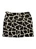 Lands' End 100% Baumwolle Animal Print Black Skort Size 16 - photo 1