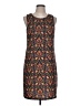 Everly Paisley Brown Casual Dress Size L - photo 1