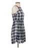 Forever 21 Plaid Blue Casual Dress Size S (estimated) - photo 4