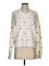 Lucky Brand Hearts Ivory Pullover Sweater Size S - photo 1