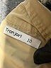 Assorted Brands 100% Cotton Solid Tan Short Sleeve Button-Down Shirt Size 10 - photo 3