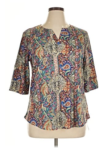 Assorted Brands 3/4 Sleeve Blouse (view 1)