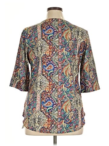 Assorted Brands 3/4 Sleeve Blouse (view 2)