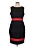 Tommy Hilfiger Color Block Black Cocktail Dress Size 12 - photo 1