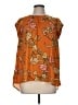 DR2 100% Polyester Orange Sleeveless Blouse Size M - photo 1