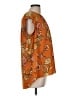 DR2 100% Polyester Orange Sleeveless Blouse Size M - photo 4