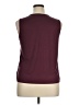 Green Envelope Burgundy Sleeveless Top Size XL - photo 2