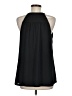 Ecru 100% Polyester Black Sleeveless Blouse Size M - photo 2