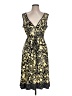 Scarlett Paisley Gold Yellow Cocktail Dress Size 10 - photo 1