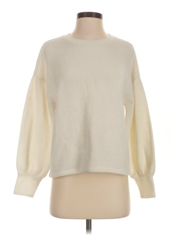 Madewell Brushed Knit Puff-Sleeve Top (view 1)