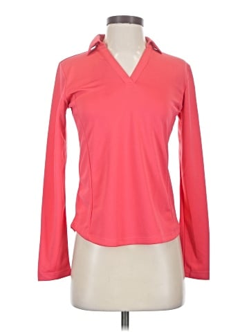 Lady Hagen Long Sleeve Polo (view 1)