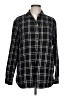 Jachs Girlfriend Plaid Black Long Sleeve Button-Down Shirt Size L - photo 1