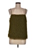 H&M 100% Polyester Green Sleeveless Top Size M - photo 1
