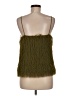 H&M 100% Polyester Green Sleeveless Top Size M - photo 2