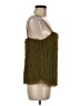H&M 100% Polyester Green Sleeveless Top Size M - photo 4