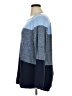Karen Scott 100% Cotton Color Block Blue Pullover Sweater Size XL - photo 5