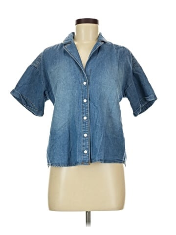 Melrose and Market Short Sleeve Button-Down Shirt (view 1)