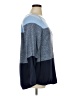 Karen Scott 100% Cotton Color Block Blue Pullover Sweater Size XL - photo 4