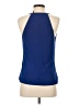 Badgley Mischka Blue Sleeveless Blouse Size XS - photo 2