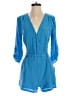 Yumi Kim Solid Blue Romper Size M - photo 1