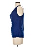 Badgley Mischka Blue Sleeveless Blouse Size XS - photo 5