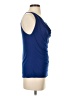 Badgley Mischka Blue Sleeveless Blouse Size XS - photo 4